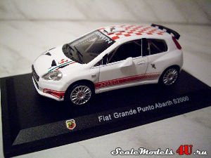 Scale model of Fiat Grande Punto Abarth S2000 (2007) produced by Metro.
