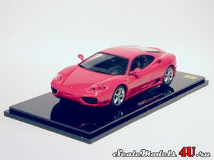 Scale model of Ferrari 360 Modena (Red) produced by Kyosho.