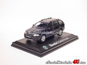 Scale model of Skoda Octavia Combi Scout Black Magic (2008) produced by Abrex.