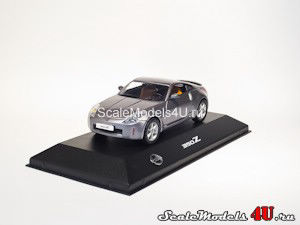 Scale model of Nissan 350Z Coupe Silver (2003) produced by J-Collection.