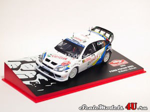 Масштабная модель автомобиля Ford Focus WRC Rally Monte-Carlo (M.Martin - M.Park 2004) фирмы Altaya (Ixo).