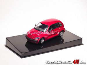 Scale model of Chrysler PT Cruiser Red (2001) produced by AutoArt.