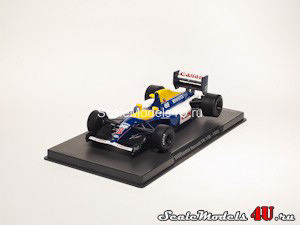 Scale model of Williams Renault FW 14B Nigel Mansell (1992) produced by RBA Collectibles.