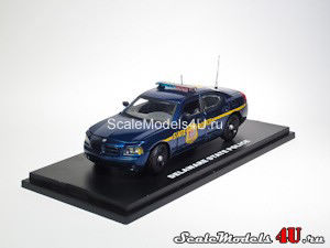 Scale model of Dodge Charger Delaware State Police (2006) produced by First Response.