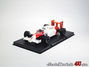 Scale model of McLaren TAG Turbo MP4/2C (1986) produced by RBA Collectibles.