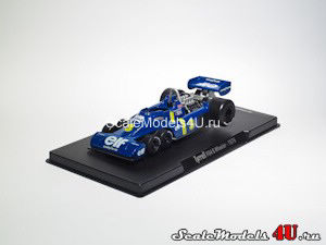 Scale model of Tyrrell P34 6 Wheeler (1976) produced by RBA Collectibles.