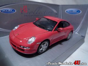Scale model of Porsche 911 (997) Carrera S Coupeproduced by Welly 1:43.