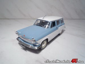 Scale model of GAZ M22 Volga Blue and White produced by NAP-Design.