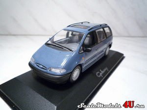 Масштабная модель автомобиля Ford Galaxy Mk1 (1995) фирмы Minichamps.