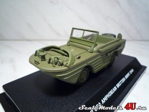 Scale model of Jeep GPA Amphibian British Army 1944 produced by Maxi Car.