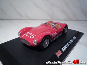 Scale model of Maserati A6GCS №525 (1954) produced by Metro Diecast.