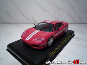 Масштабная модель автомобиля Ferrari Challenge Stradale (2003) фирмы Fabbri (Ixo).
