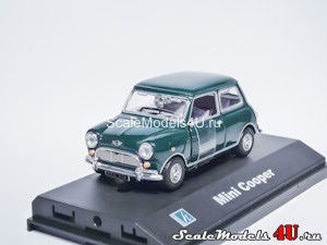 Масштабная модель автомобиля Mini Cooper Green фирмы Hongwell/Cararama 1:43.