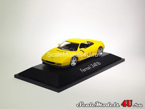 Масштабная модель автомобиля Ferrari 348 tb Yellow фирмы Herpa.