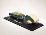 MGB Convertible Green Trailer with Figures