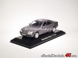 Scale model of Mercedes-Benz S-Class W220 S500 Gray (1999) produced by Maisto.
