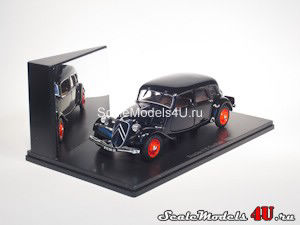 Scale model of Citroen Traction 11 B Familiale (1938) produced by Norev.