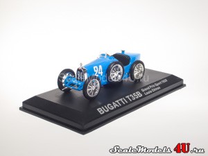 Масштабная модель автомобиля Bugatti T35B Grand Prix Sport #24 (L.Chiron 1928) фирмы Altaya (Ixo).