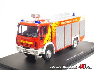 Масштабная модель автомобиля Iveco Magirus RW "New Face" Feuerwehr фирмы Schuco.