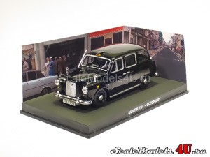 Scale model of Austin FX4 Taxi (Octopussy) produced by Ixo.