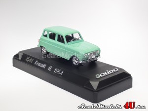 Scale model of Renault 4L Green (1964) produced by Solido.