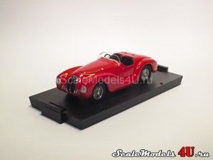 Scale model of Ferrari Prova 815 Superleggera Dark Red (1940) produced by Brumm.