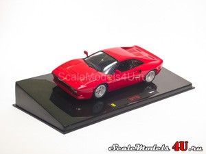 Scale model of Ferrari 288 GTO Red (1984) produced by Hot Wheels (Mattel).