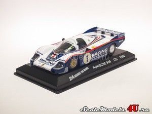 Scale model of Porsche 956 24 Heures du Mans #1 (Ickx-Bell 1982) produced by Altaya (Ixo).