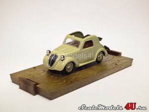 Scale model of Fiat 500 Topolino HP 13 Open (1938) produced by Brumm.