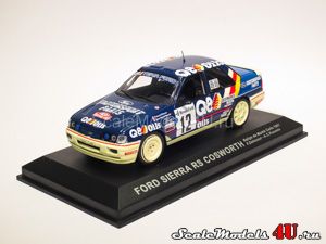 Масштабная модель автомобиля Ford Sierra RS Cosworth Rallye de Monte Carlo #12 (F.Delecour - A.C.Pauwels 1991) фирмы Altaya (Ixo).