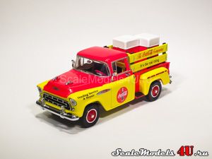 Scale model of Chevrolet 3100 Coca-Cola Truck (1957) produced by Matchbox.