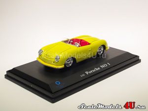 Scale model of Porsche NO.1 Yellow produced by Hongwell/Cararama.