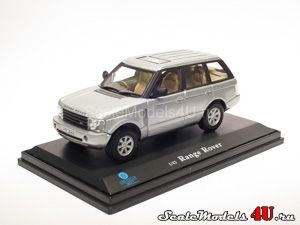 Scale model of Land Rover Range Rover L322 Silver (2002) produced by Hongwell/Cararama.