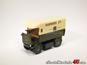 Scale model of Walker Electric Van "Harrods" (1919) produced by Matchbox.