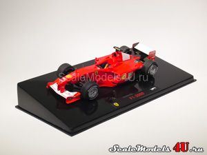 Scale model of Ferrari F1-2000 №3 M.Schumacher (2000) produced by Hot Wheels (Mattel).