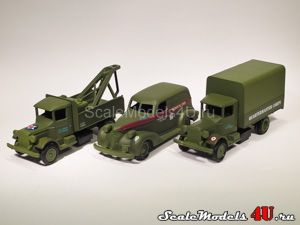 Масштабная модель автомобиля Mack Crane - Chevrolet Van - Mack Truck (US Armed Forces 1941-1942) фирмы Lledo.