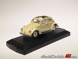 Scale model of Volkswagen Beetle 1200 Soft Top Open (1958) produced by Vitesse.