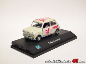 Scale model of Mini Cooper - Playboy produced by Hongwell/Cararama.