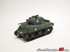 Масштабная модель автомобиля Sherman M4A3 76mm фирмы Matchbox.