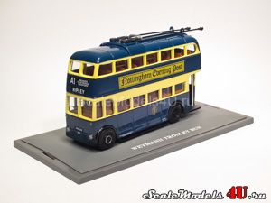 Scale model of Weymann Trolley Bus BUT 9611T - Notts and Derby Traction Company produced by Corgi.