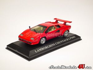 Масштабная модель автомобиля Lamborghini Countach LP500S Red (1982) фирмы Altaya (Ixo).
