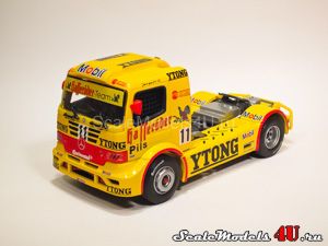 Scale model of Mercedes-Benz Atego Renntruck Team Hasseroder #11 (1998) produced by High Speed.