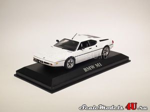 Scale model of BMW M1 White (1978) produced by Altaya (Ixo).