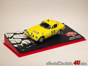 Scale model of Lotus Elite Rally Monte-Carlo #56 (M.Davies - H.Taylor 1962) produced by Altaya (Ixo).