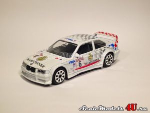 Scale model of BMW M3 DTM Warsteiner #6 produced by Bburago.