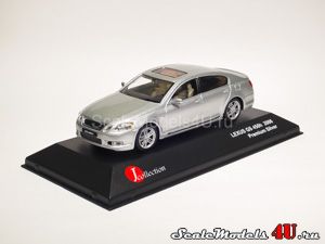 Scale model of Lexus GS 450 Hybrid Premium Silver (2006) produced by J-Collection.