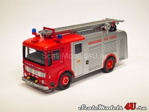 Scale model of AEC HCB Angus Water Ladder - Leichester City Fire Brigade (1974) produced by Corgi.