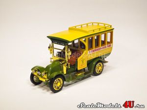 Scale model of Renault Motor Bus Paris (1910) produced by Matchbox.