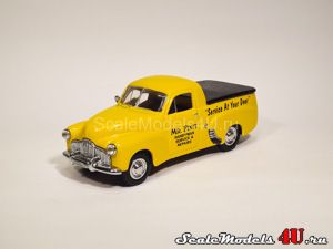 Scale model of Holden FX Pickup Truck "Mr. Fixit" (1951) produced by Matchbox.