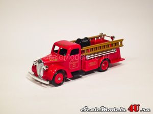 Scale model of Ford Fire Engine - Chicago Fire Dept. (1939) produced by Lledo.